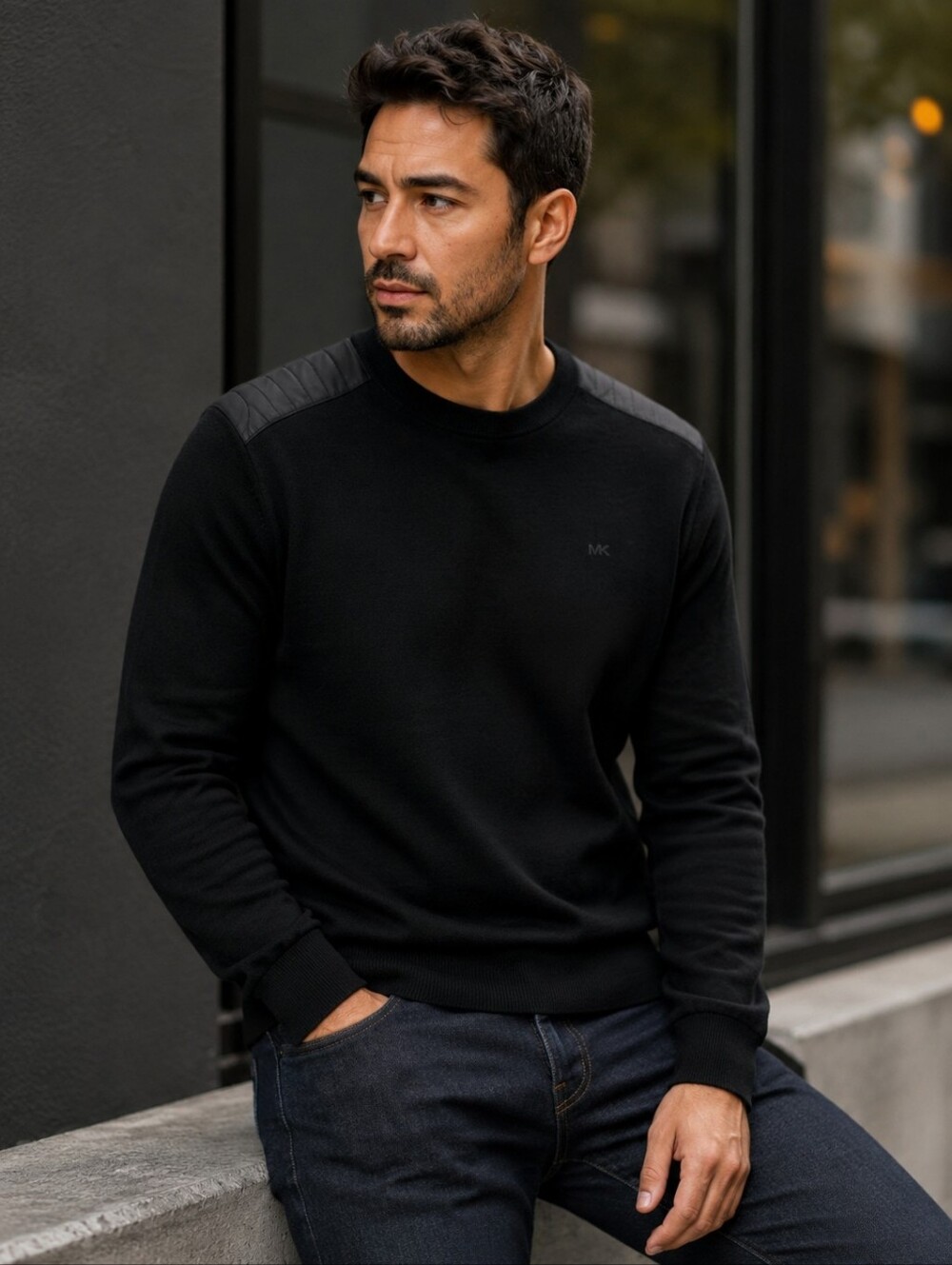 Michael Kors Men's Black Sweater